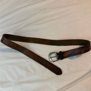 Levi's Dark Brown Leather Women's Belt